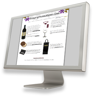 Promotions and gift shop items for the Wine industry