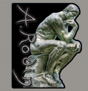 Rodin Sculpture Garden Souvenir Magnet