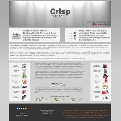CrispTheme for DistributorCentral